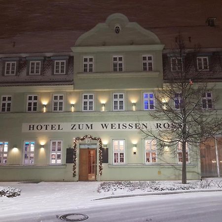 Hotel Zum Weissen Ross Delitzsch Bagian luar foto